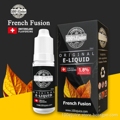 Best Price 10ml French Fusion E Liquid Professional Supplier